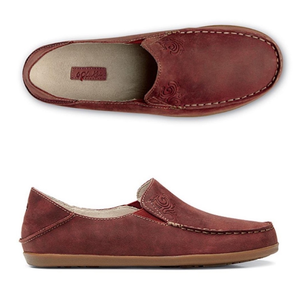NIB Olukai Nohea Nubuck Slip On
